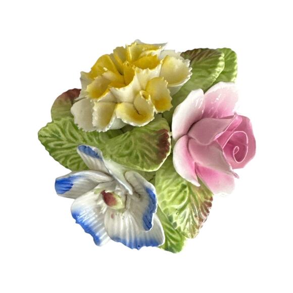 Vintage Royale Stratford Hand Made Bone China Miniature Floral Bowl - Picture 5 of 10